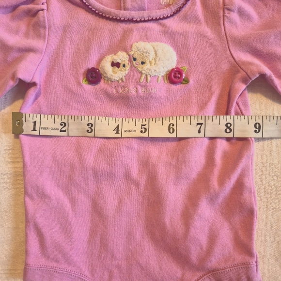 Gymboree girls 3-6 months bodysuit Loveable Lamb line VGUC - Picture 7 of 8